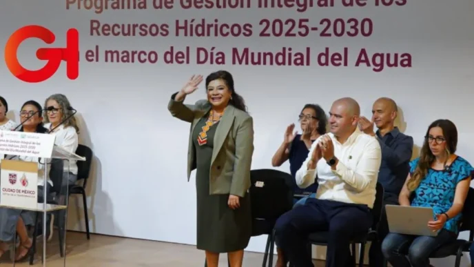 Clara Brugada, en el Día Mundial del Agua, presenta el Plan Hídrico 2025-2030