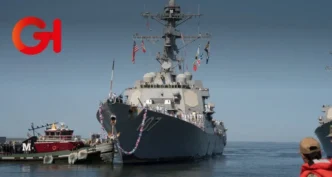 El destructor USS Gravely llega al Golfo de México