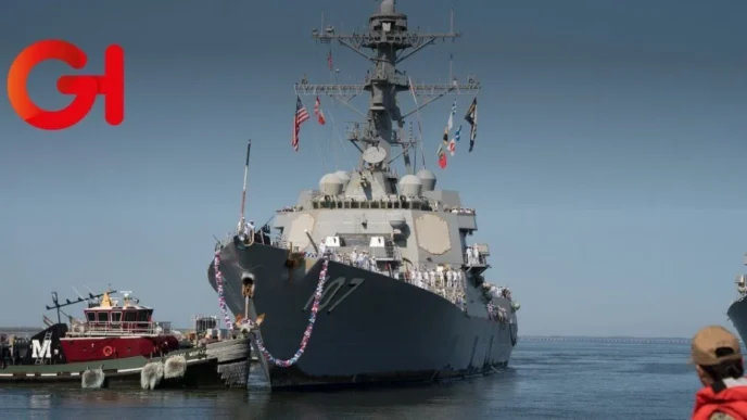 El destructor USS Gravely llega al Golfo de México