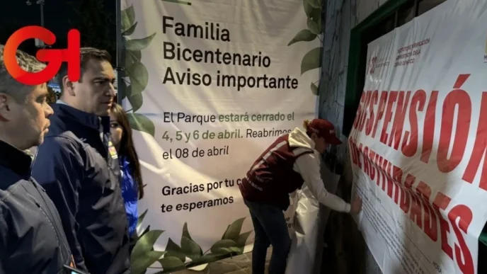 Suspenden actividades del AXE Ceremonia