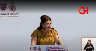 Clara Brugada inaugura el 'Zocalito de las infancias' por el Día del Niño