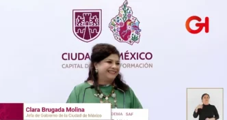 Clara Brugada firma pacto para reducir emisiones de carbono en la CDMX