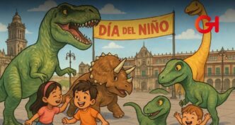 ¡Dinosaurios gigantes invaden el Zócalo por el Día del Niño 2025!