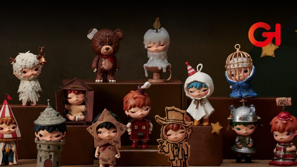 Hirono es la nueva colección de figuras creada por el artista chino Lang y distribuida por Pop Mart, ésta representa emociones humanas.