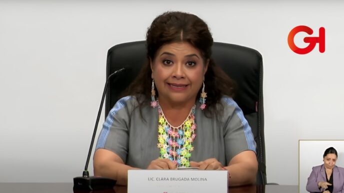 Clara Brugada da a conocer medidas para proteger a migrantes