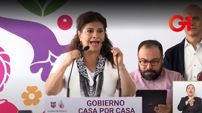 Clara Brugada impulsa el programa el bachetón en la Romero Rubio