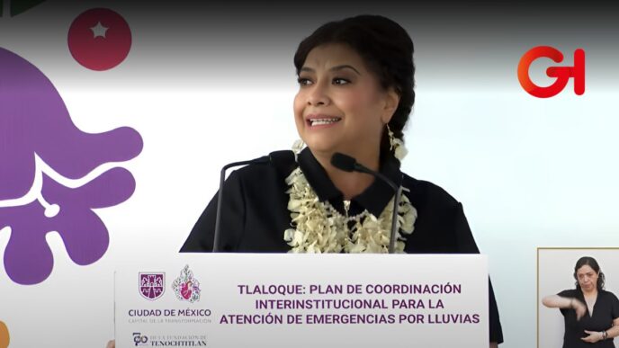 Clara Brugada presenta Tlaloque, plan contra la temporada de lluvias en CDMX