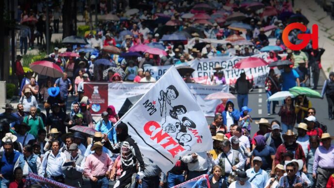 Megamarcha magisterial este 15 de mayo en CDMX