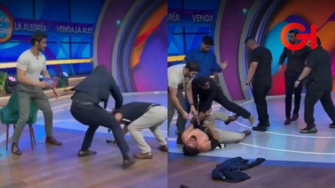 Alberto del Río agrede a producción de 'Venga La Alegría' en vivo