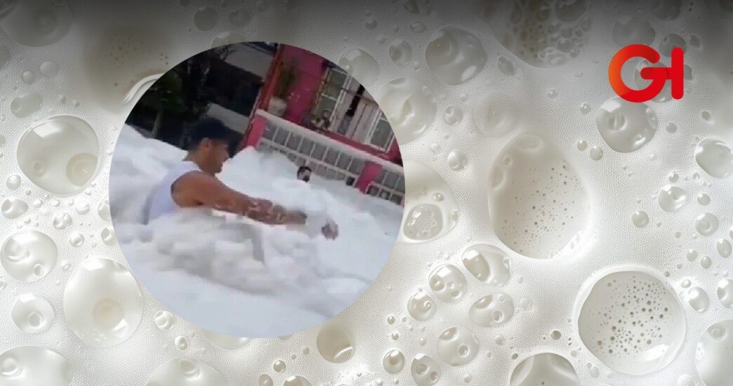 Espuma tóxica Naucalpan