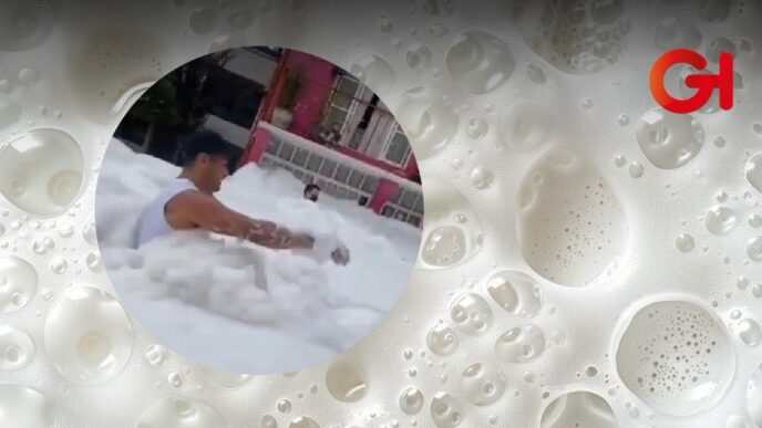 Espuma tóxica Naucalpan