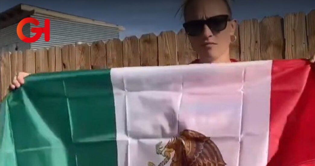 Quema bandera de México