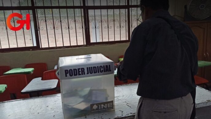 Con casillas casi vacías, inician las votaciones del Poder Judicial