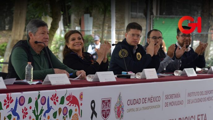 Clara Brugada construirá 300 km de ciclovías en los próximos seis años