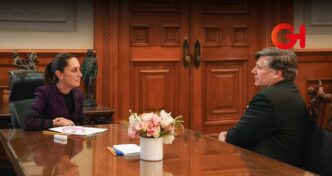 Claudia Sheinbaum y Christopher Landau dialogan sobre la relación entre México y Estados Unidos
