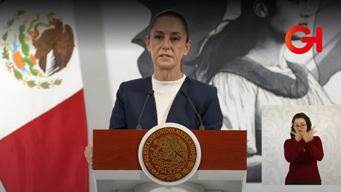 Claudia Sheinbaum aborda con Oaxaca y Guerrero el plan ante el huracán Erick