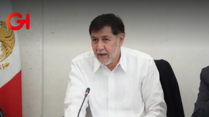 Gerardo Fernández Noroña 'serena' su discurso tras regaño de Sheinbaum