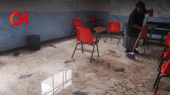 Escuelas en Hidalgo justifican inasistencias por lluvias intensas