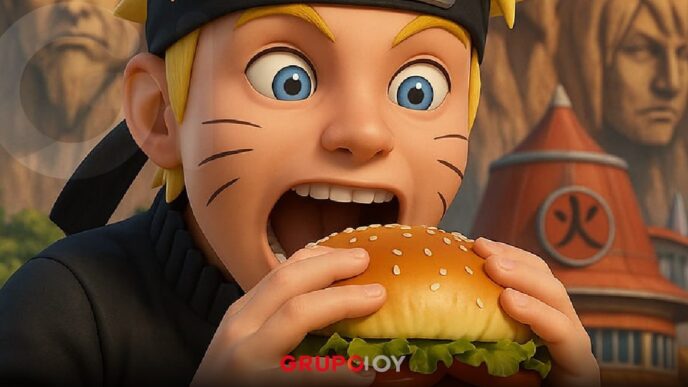 Hamburguesa naruto