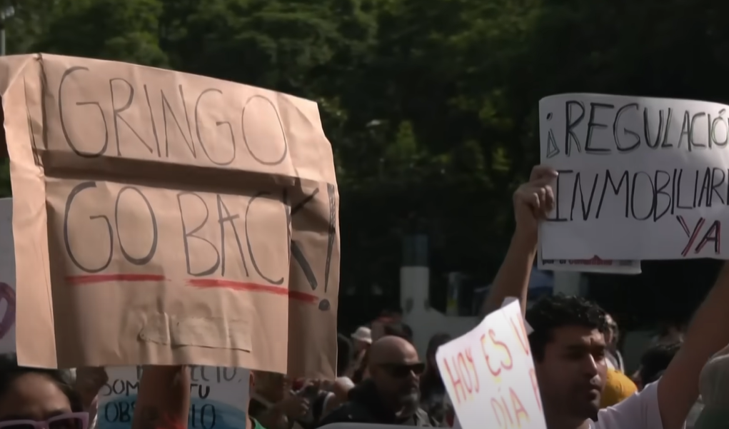 Protesta anti Gentrificación CDMX
