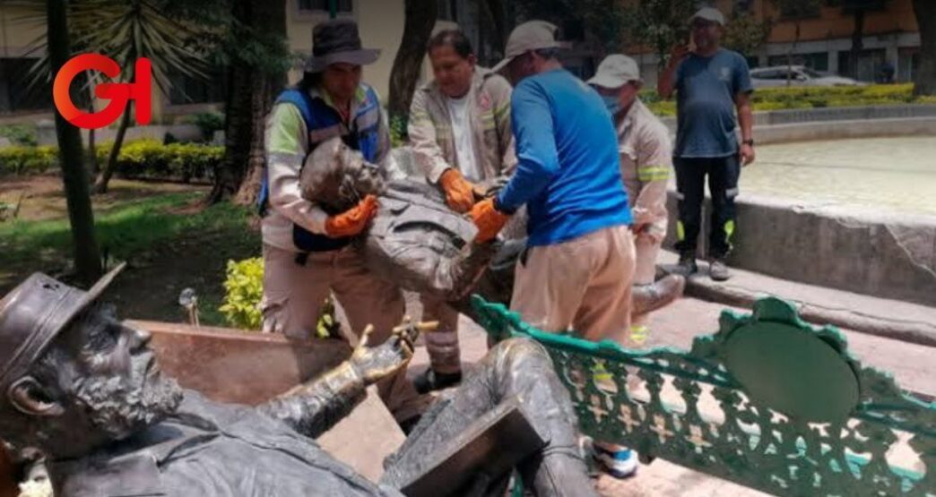 Adios a la escultura del Che y Fidel Castro en alcaldía Cuauhtémoc CDMX