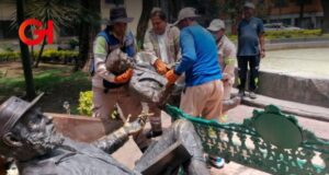 Adios a la escultura del Che y Fidel Castro en alcaldía Cuauhtémoc CDMX