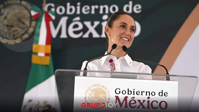 Claudia Sheinbaum niega riesgo de fractura en Morena