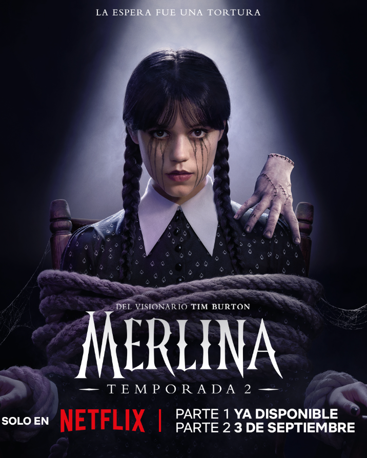 Merlina en Netflix