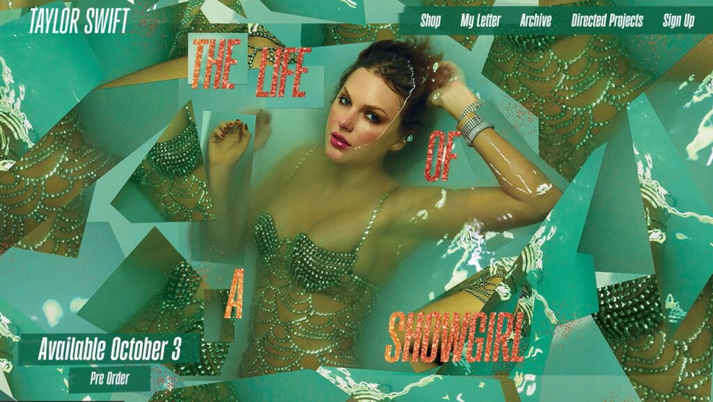 Taylor Swift debuta en los podcast con su nuevo disco 'The Life of a Showgirl'