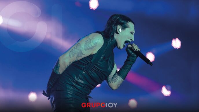 "Reza por tu alma": Llaman a oración durante concierto de Marilyn Manson en Fenapo