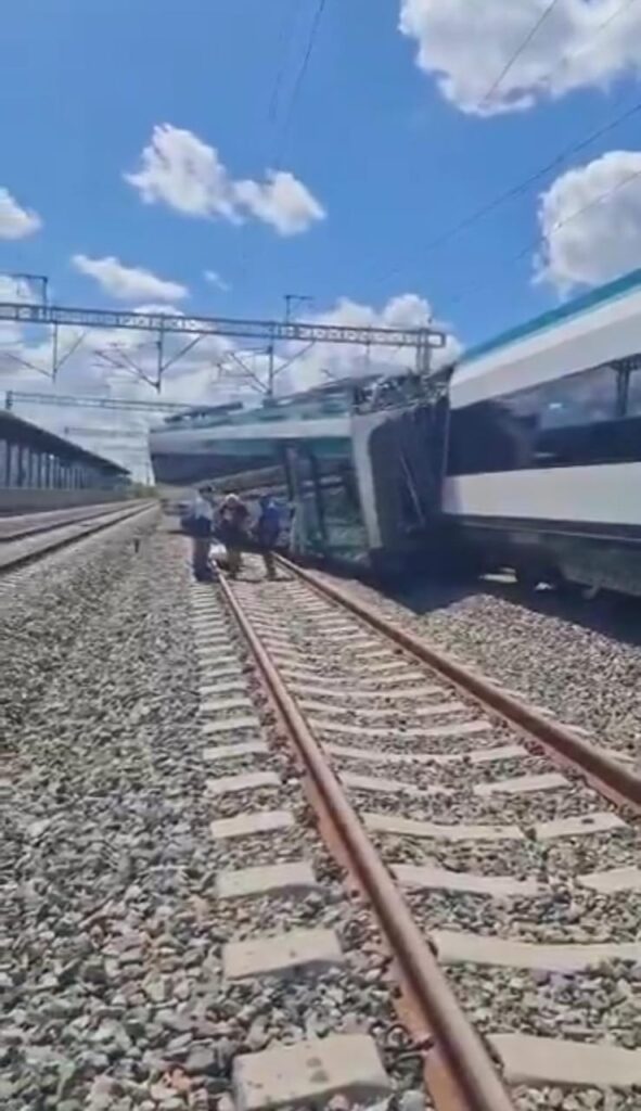 Se descarrilla vagón del Tren Maya en Izamal