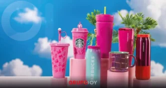 Starbucks lanza colección Barbie