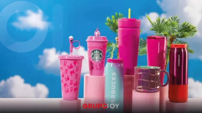 Starbucks lanza colección Barbie