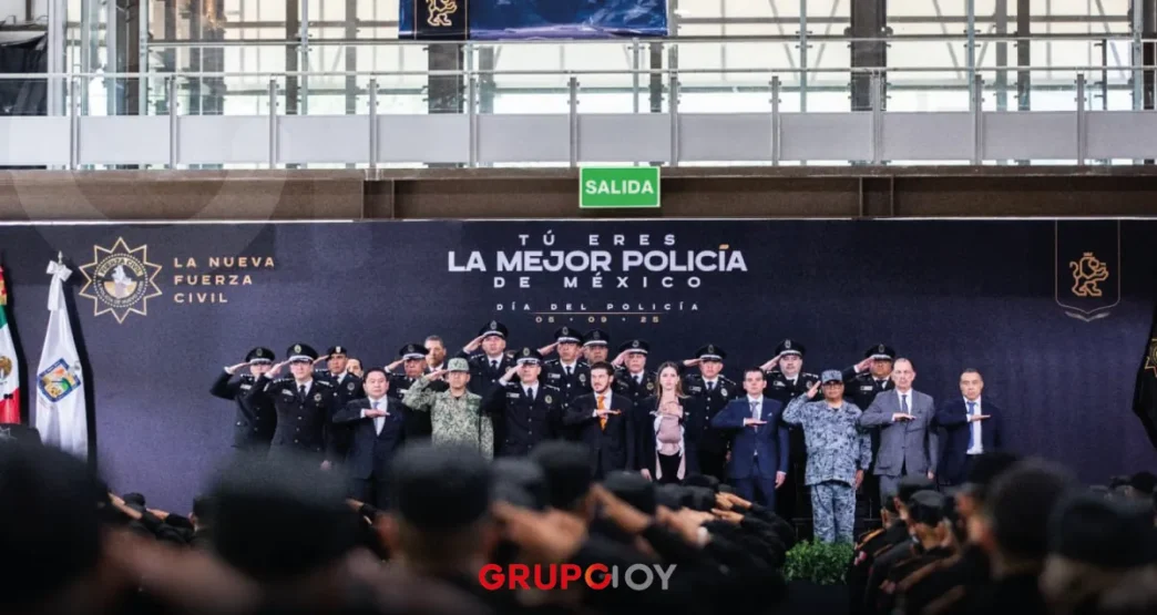 Miguel Flores destaca compromiso y valentía de Fuerza Civil en el Día del Policía