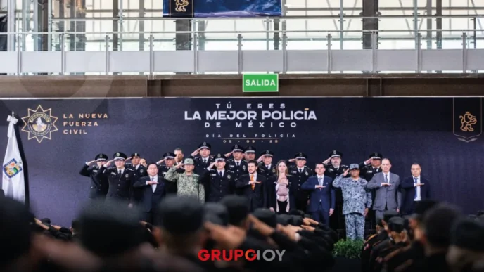 Miguel Flores destaca compromiso y valentía de Fuerza Civil en el Día del Policía