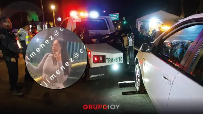 ¿Nueva Lady? Captan a mujer en CDMX insultando a policía en alcoholímetro; redes la exhiben por clasista