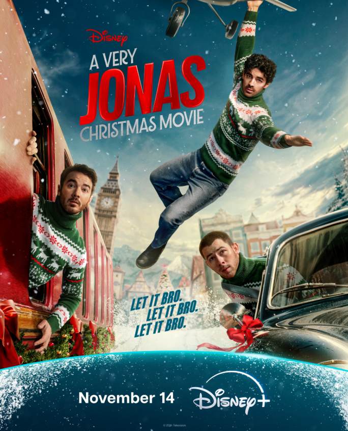 Captura de pantalla de Twitter // @DisneyPlus 

A Very Jonas Christmas Movie