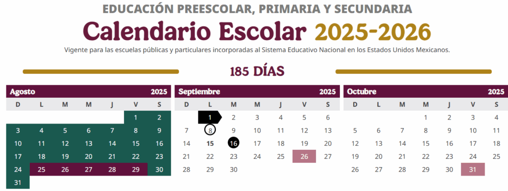 Habrá clases 15 de septiembre