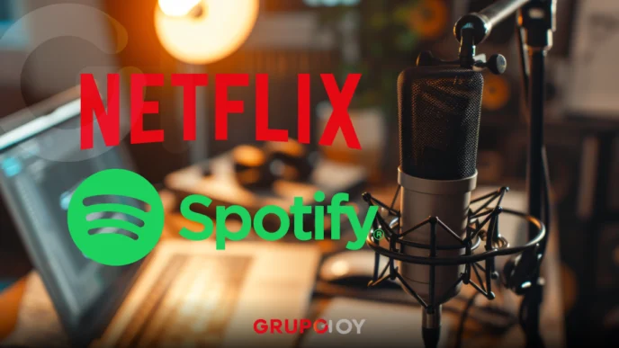 Netflix y Spotify lanzarán podcasts con formato audiovisual en 2026