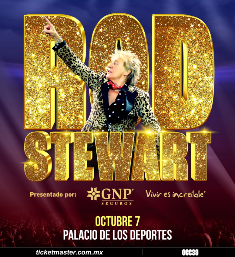 Concierto Rod Stewart CDMX