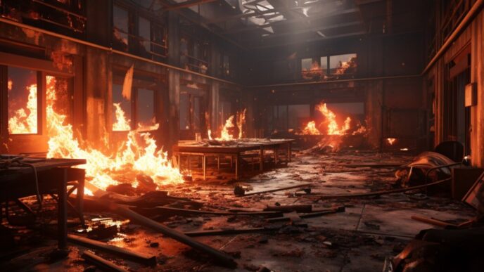 Bodega de poliuretanos, clausurada tras incendio en Tultitlán