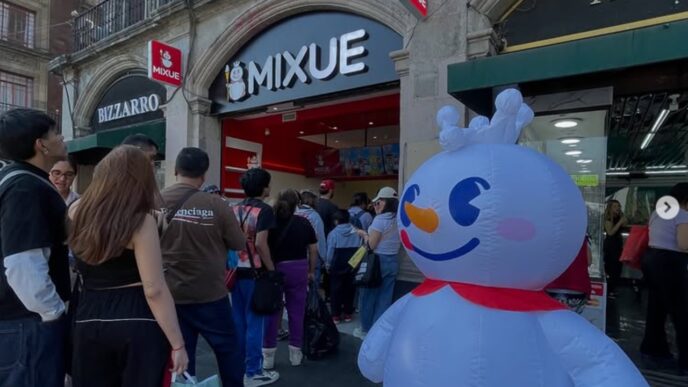 Mixue inaugura primera sucursal en el Centro Histórico de la CDMX