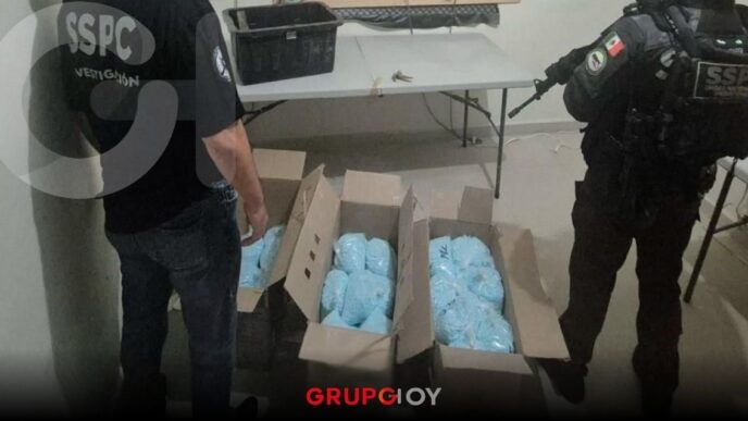 Decomisan 270 kilos de fentanilo en Colima: detienen a presunto líder de célula criminal