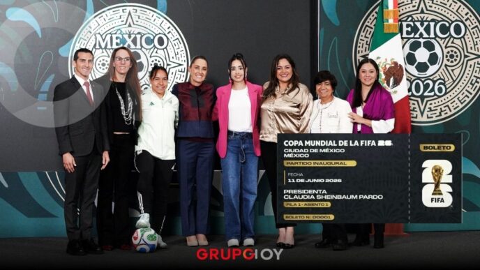 Mundial 2026: Sheinbaum anuncia concurso para regalar boleto a la inauguración