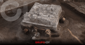 El INAH descubre un altar prehispánico en la zona arqueológica de Tula, Hidalgo