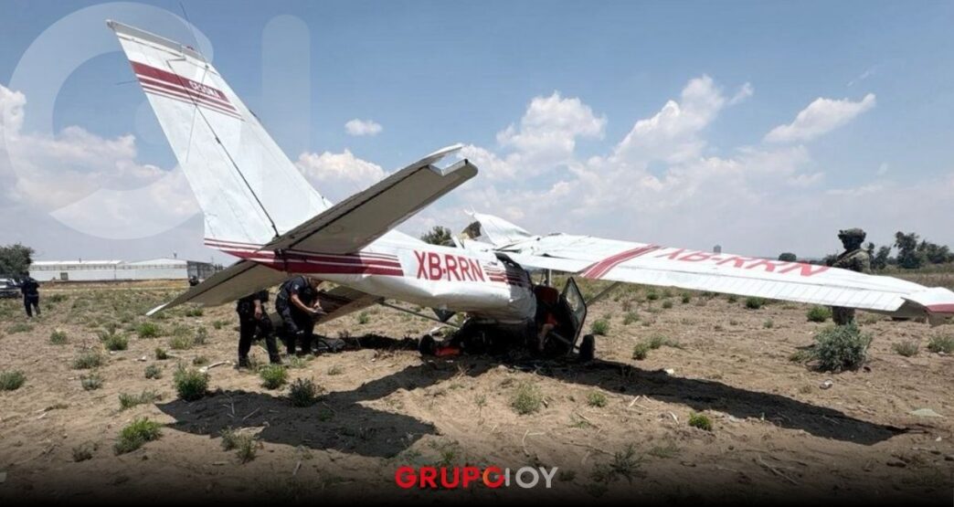 Avioneta se desploma en Huejotzingo, Puebla: hay 4 personas sin vida