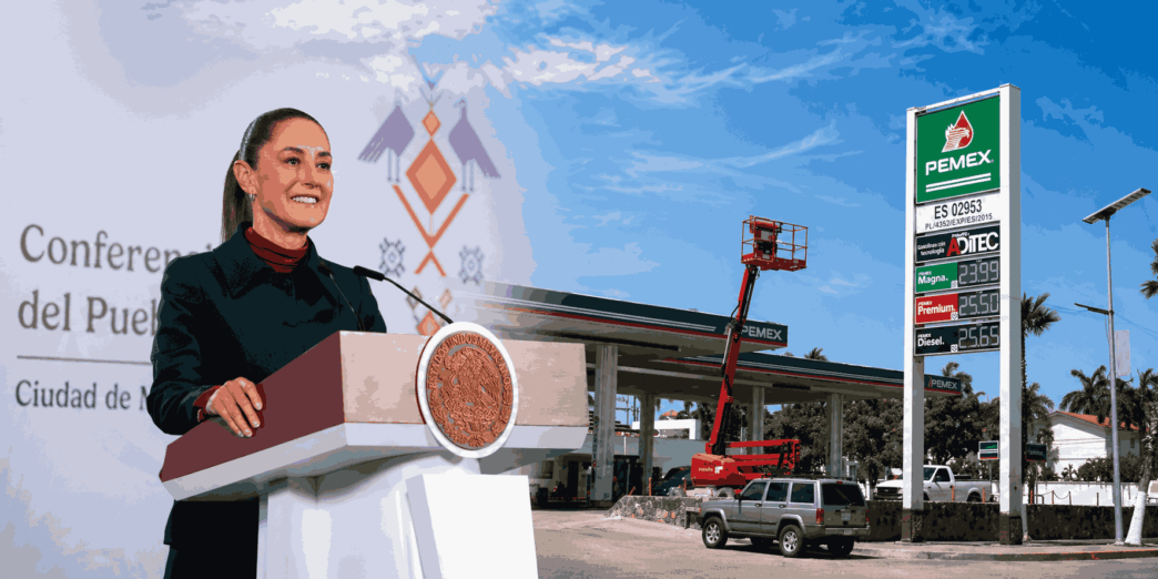 México recorta comisiones bancarias en gasolineras para contener el alza de combustibles. La medida busca aliviar costos ante la presión internacional del petróleo. Aplicará de mayo a octubre de 2026.