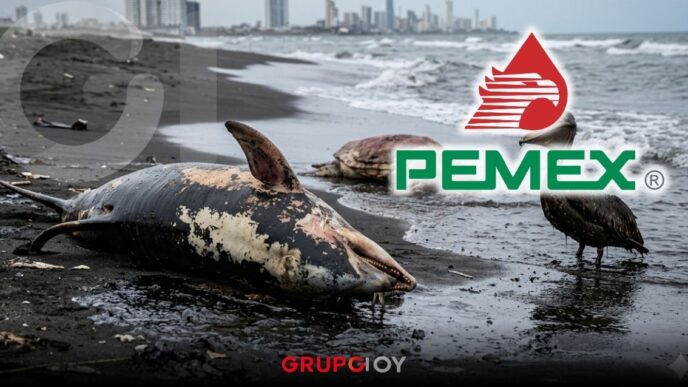 Pemex atribuye derrame en el Golfo de México a un ducto y destituye a tres funcionarios