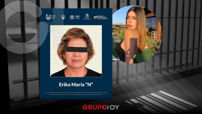 Capturan en Venezuela a Erika María "N", presunta feminicida de Carolina Flores