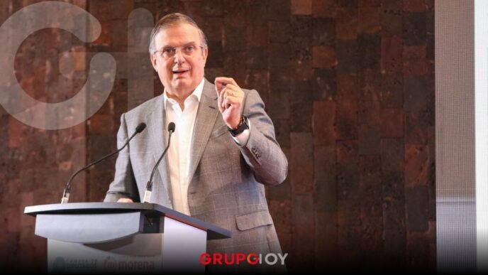 Investigan a Marcelo Ebrard por estancia de su hijo en la embajada de Londres